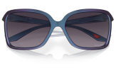 OAKLEY Wildrye Matte Cyan/Purple Colorshift Prizm Grey Gradient