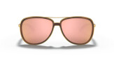 Päikeseprillid OAKLEY Split Time Brown Tortoise Prizm Rose Gold Polarized
