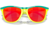 Päikeseprillid OAKLEY Frogskins Hybrid Celeste/Tennis Ball Yellow Prizm Ruby