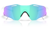 Päikeseprillid OAKLEY Cybr Zero Polished White Prizm Sapphire