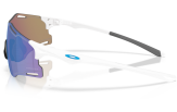 Päikeseprillid OAKLEY Cybr Zero Polished White Prizm Sapphire