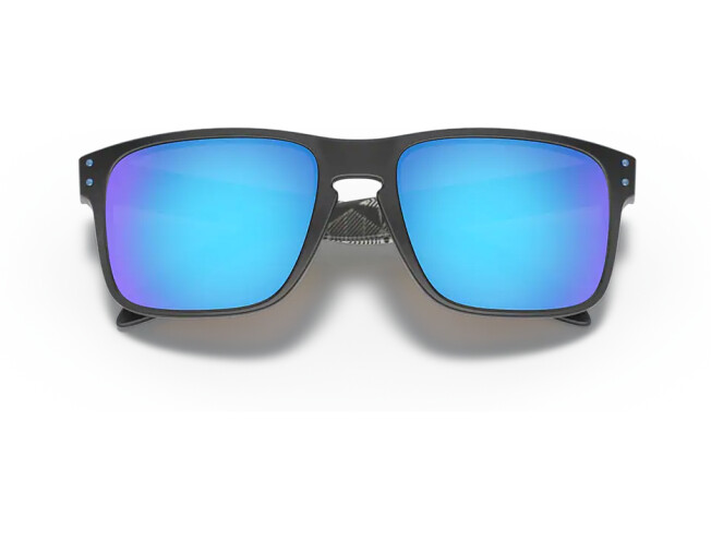 OAKLEY Holbrook Matte Black Prizmatic Prizm Sapphire Polarized