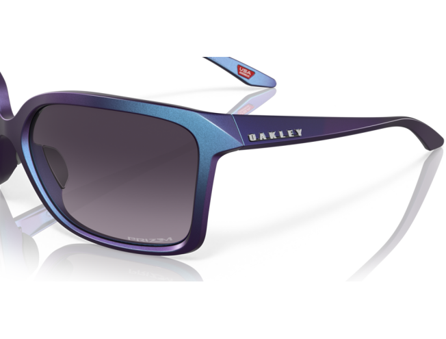 OAKLEY Wildrye Matte Cyan/Purple Colorshift Prizm Grey Gradient