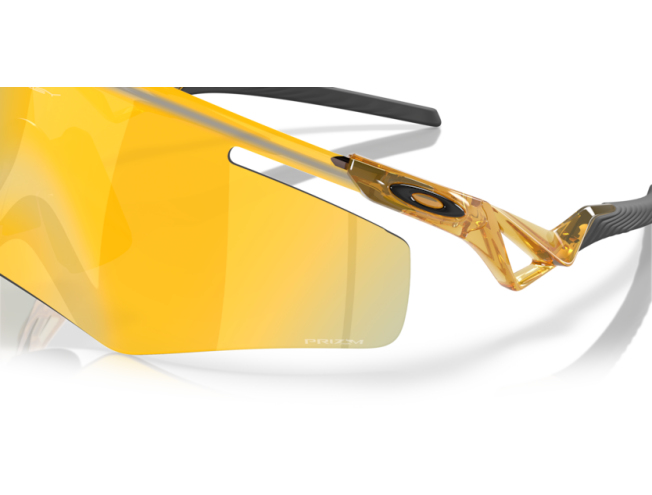 OAKLEY QTMN Kato Transparent Light Curry Prizm 24k