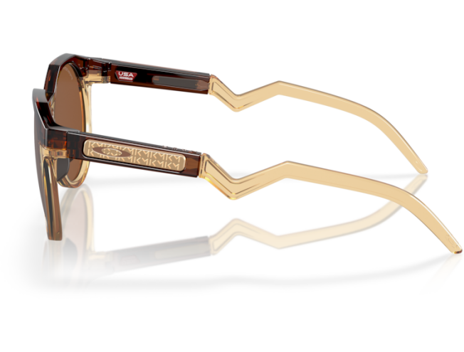 OAKLEY HSTN Special Ed. "Kylian Mbapp&eacute; Collection" Dark Amber - Light Curry Prizm Tungsten