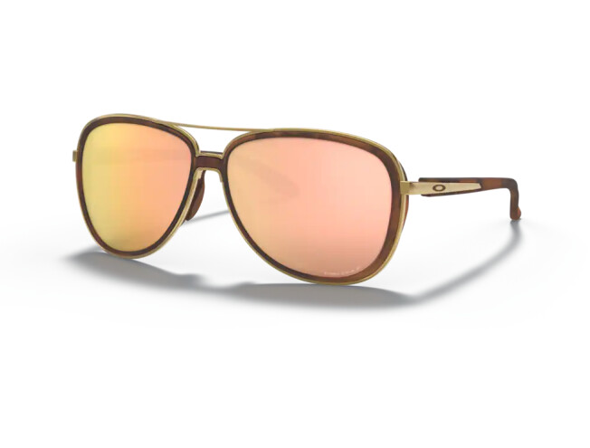 Päikeseprillid OAKLEY Split Time Brown Tortoise Prizm Rose Gold Polarized