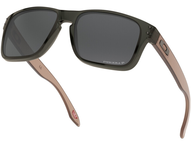 Päikeseprillid OAKLEY Holbrook XS Translucent Grey Smoke Prizm Black Polarized