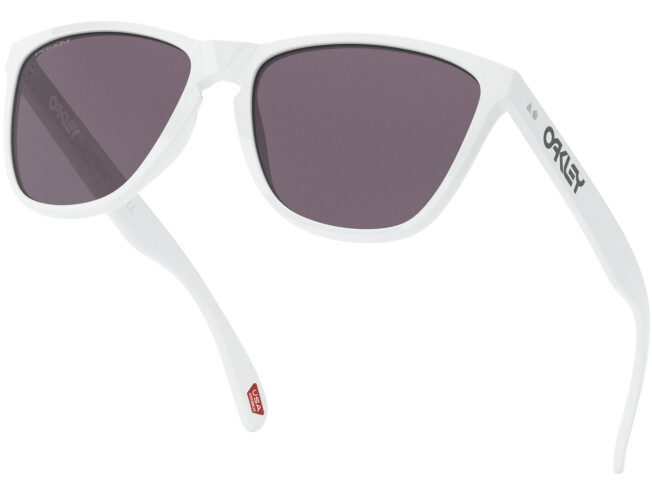 Päikeseprillid OAKLEY Frogskins 35th Anniversary Polished White Prizm Grey