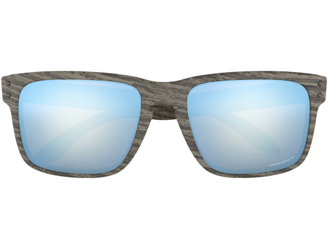 P&auml;ikeseprillid OAKLEY Holbrook erimudelid "Woodgrain Collection" Prizm Deep Water Polarized
