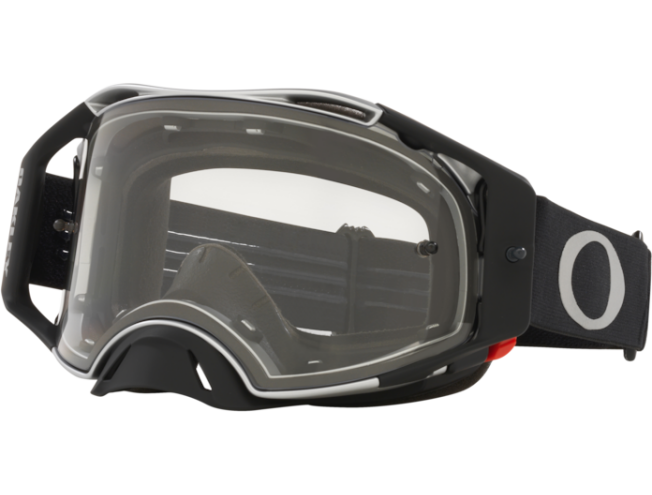 Krossiprillid OAKLEY Airbrake MX Tuff Blocks Black Gunmetal Clear