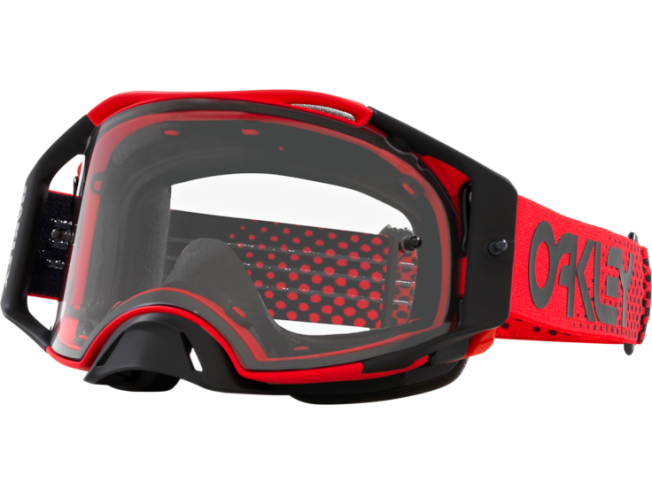 Krossiprillid OAKLEY Airbrake MX Moto Red Clear