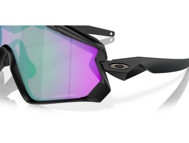 Päikeseprillid OAKLEY Wind Jacket 2.0 Matte Black Prizm Road Jade