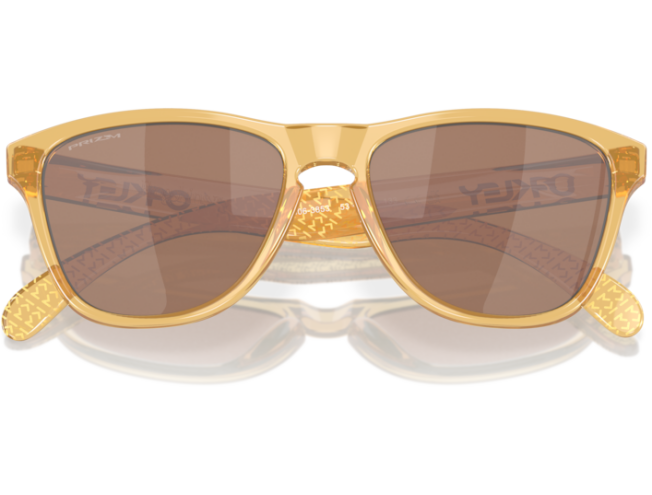 Päikeseprillid OAKLEY Frogskins XS Kylian Mbappé Light Curry Prizm Tungsten