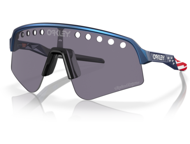 P&auml;ikeseprillid OAKLEY Sutro Lite Sweep erimudelid "Troy Lee Designs Collection" Blue Colorshift Prizm Grey