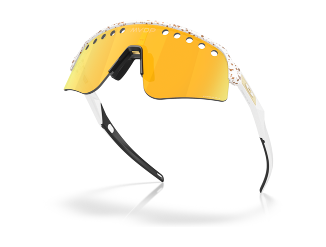 P&auml;ikeseprillid OAKLEY Sutro Lite Sweep erimudelid "Mathieu Van Der Poel Collection" White splatter Prizm 24k