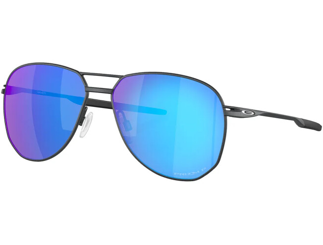Päikeseprillid OAKLEY Contrail TI Satin Light Steel Prizm Sapphire Polarized