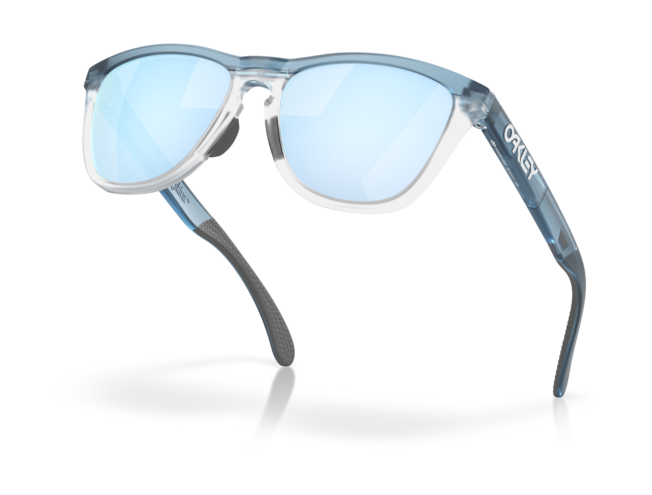 Päikeseprillid OAKLEY Frogskins Range Transparent Stonewash Prizm Deep Water Polarized