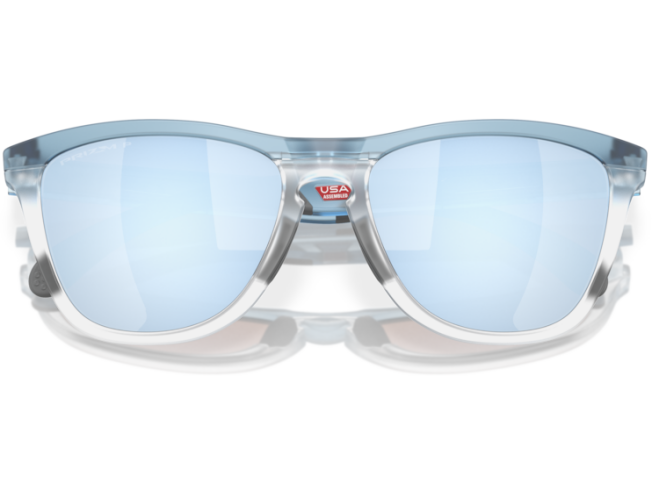 Päikeseprillid OAKLEY Frogskins Range Transparent Stonewash Prizm Deep Water Polarized