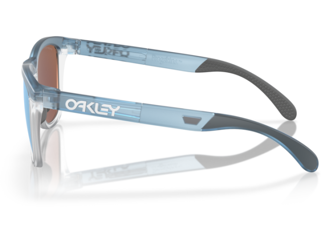 Päikeseprillid OAKLEY Frogskins Range Transparent Stonewash Prizm Deep Water Polarized