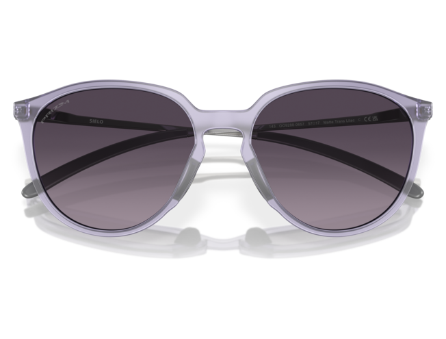 Päikeseprillid OAKLEY Sielo Matte Transparent Lilac Prizm Grey Gradient