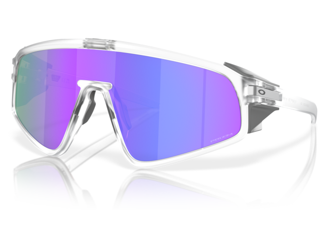 Päikeseprillid OAKLEY Latch Panel Matte Clear Prizm Violet