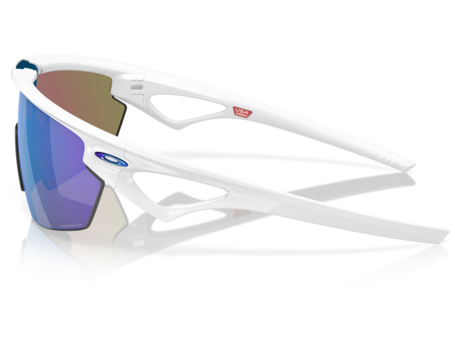 Päikeseprillid OAKLEY Sphaera Matte White Prizm Sapphire Polarized