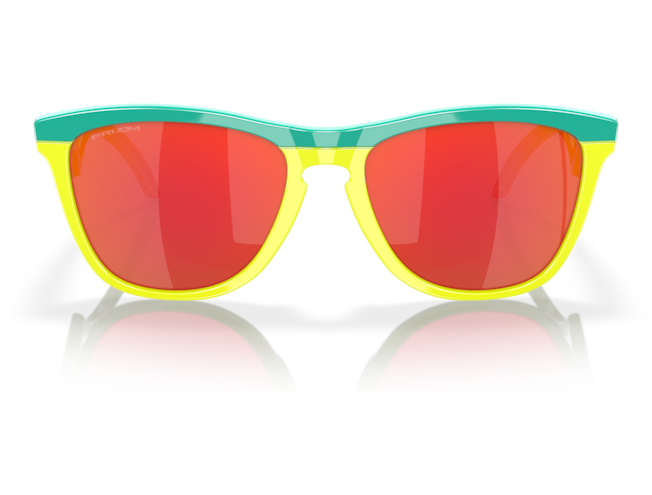Päikeseprillid OAKLEY Frogskins Hybrid Celeste/Tennis Ball Yellow Prizm Ruby