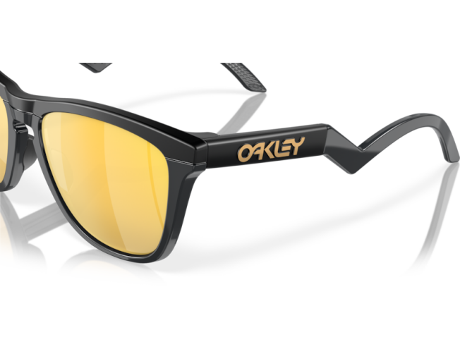 Päikeseprillid OAKLEY Frogskins Hybrid Matte Black Prizm 24k Polarized