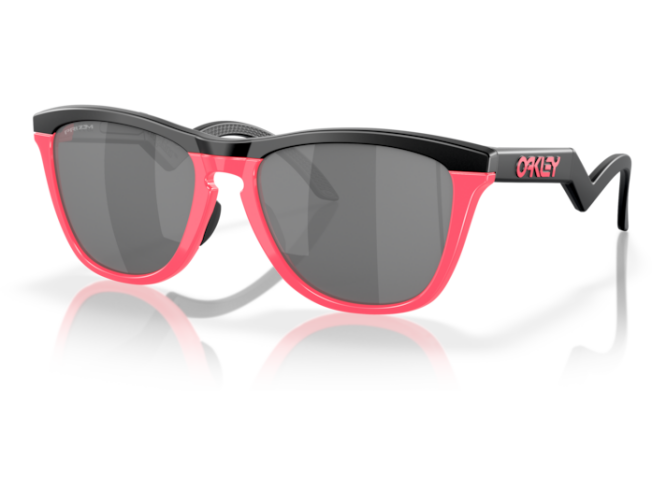 Päikeseprillid OAKLEY Frogskins Hybrid Matte Black/Neon Pink Prizm Black