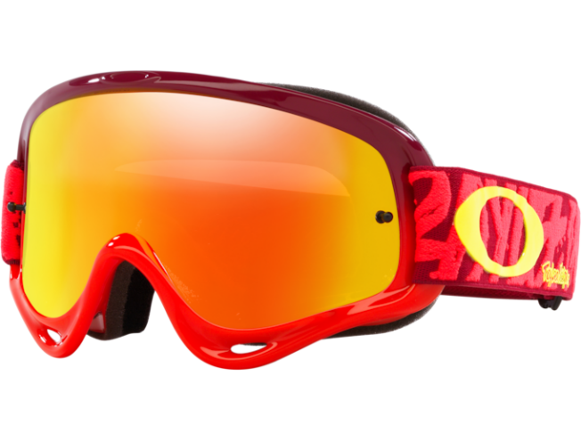 Krossiprillid OAKLEY O-Frame MX Troy Lee Painted Red Fire Iridium