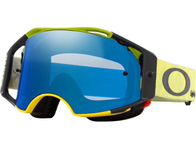 Krossiprillid OAKLEY Airbrake MTB Troy Lee Revel Yellow Black Ice Iridium