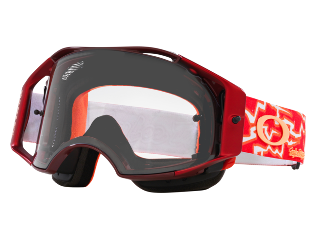 Krossiprillid OAKLEY Airbrake MTB Troy Lee Red Lightning Clear