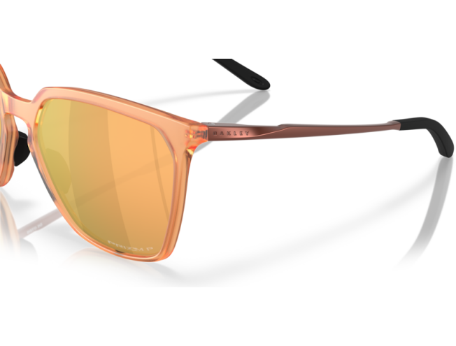 Päikeseprillid OAKLEY Sielo SQ Matte Transparent Ginger Prizm Rose Gold Polarized
