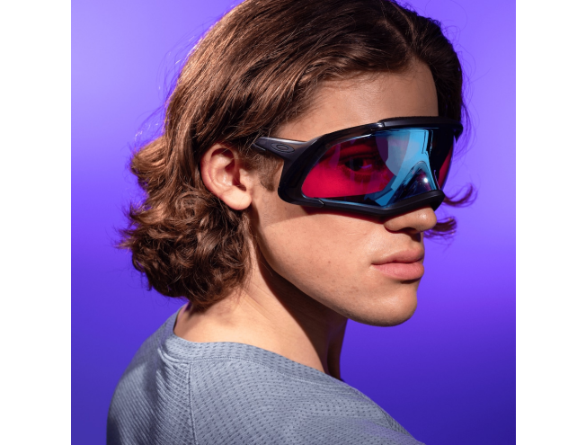 Päikeseprillid OAKLEY Flex Scape Matte Grey Smoke Prizm Snow Sapphire