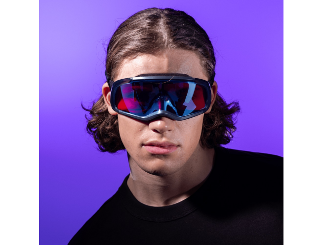 Päikeseprillid OAKLEY Flex Scape Matte Grey Smoke Prizm Snow Sapphire