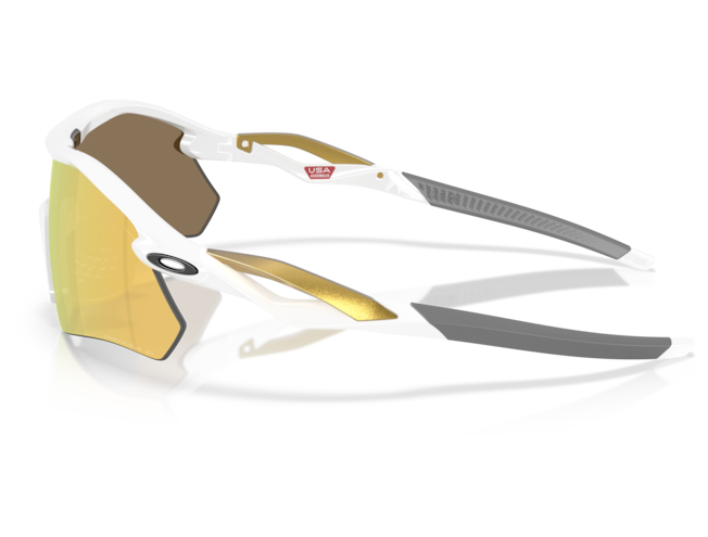 Päikeseprillid OAKLEY Radar Plate Polished White Prizm 24k Polarized