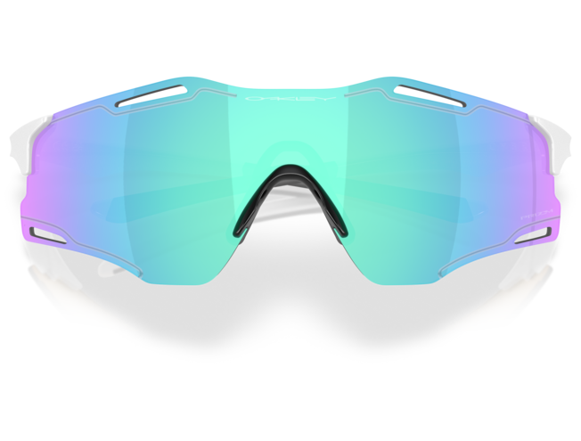 Päikeseprillid OAKLEY Cybr Zero Polished White Prizm Sapphire
