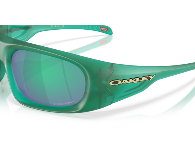 Päikeseprillid OAKLEY Belleville Matte Transparent Viridian Prizm Jade