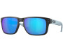 OAKLEY Holbrook XS Matte Transparent Stonewash Prizm Sapphire Polarized