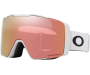OAKLEY Line Miner Pro M Matte White Prizm Snow Rose Gold Iridium + Prizm Iced